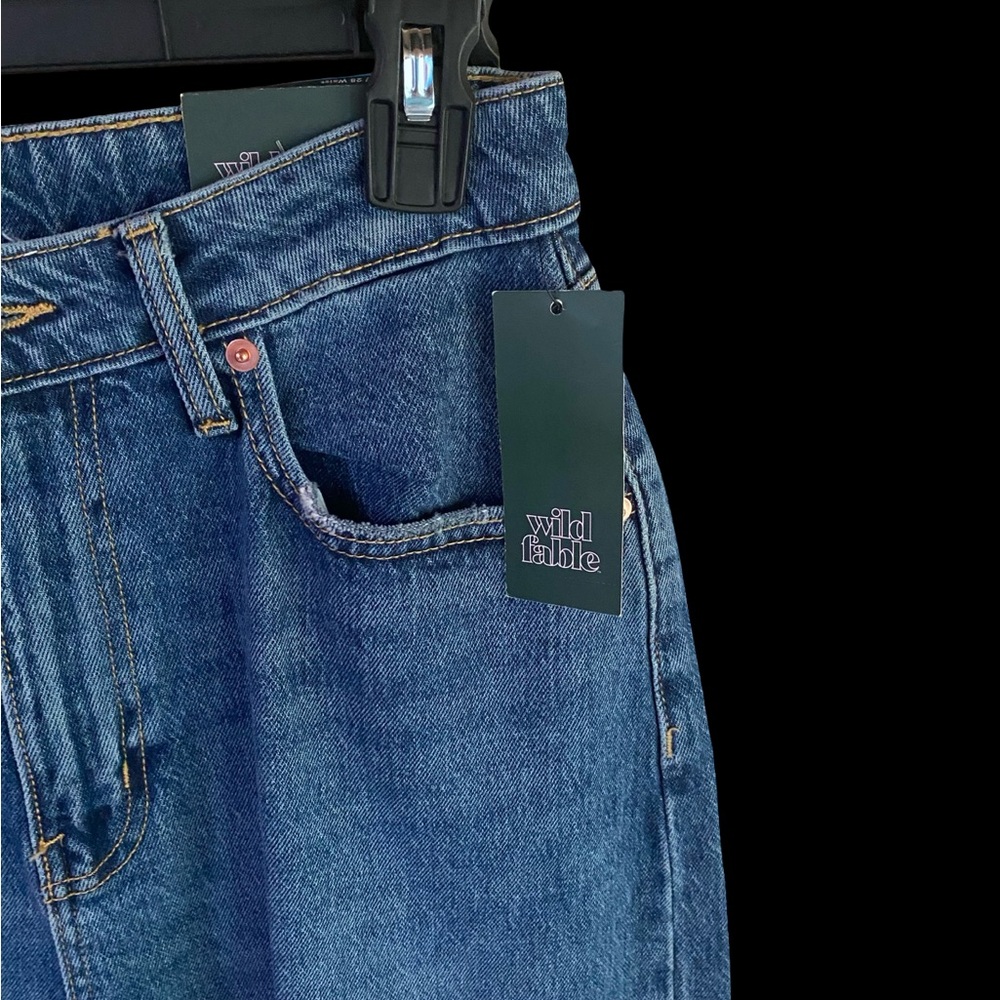 Distressed Blue Jeans - Picture 4 of 7